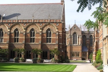 Library and Chapel via Pusey